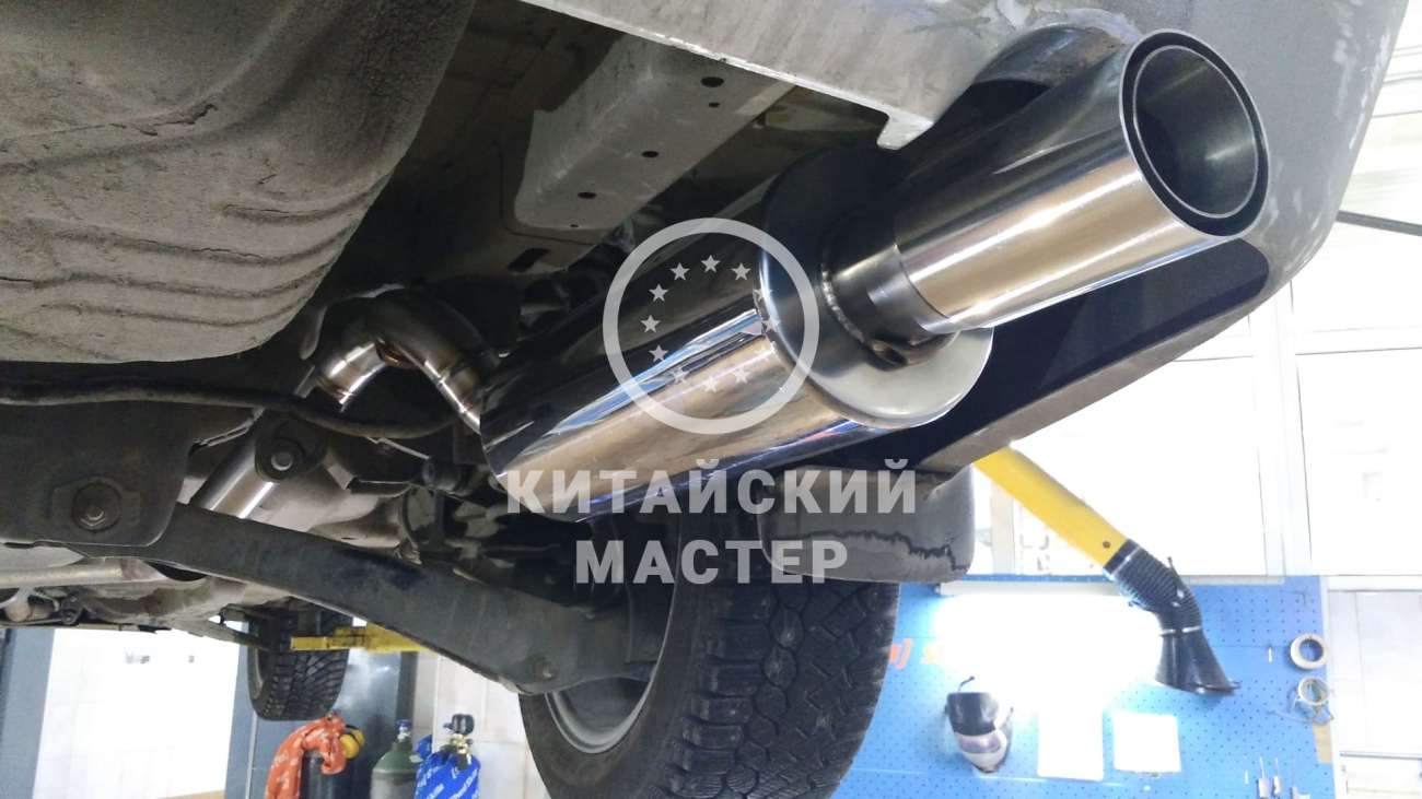 Замена глушителя на китайских автомобилях