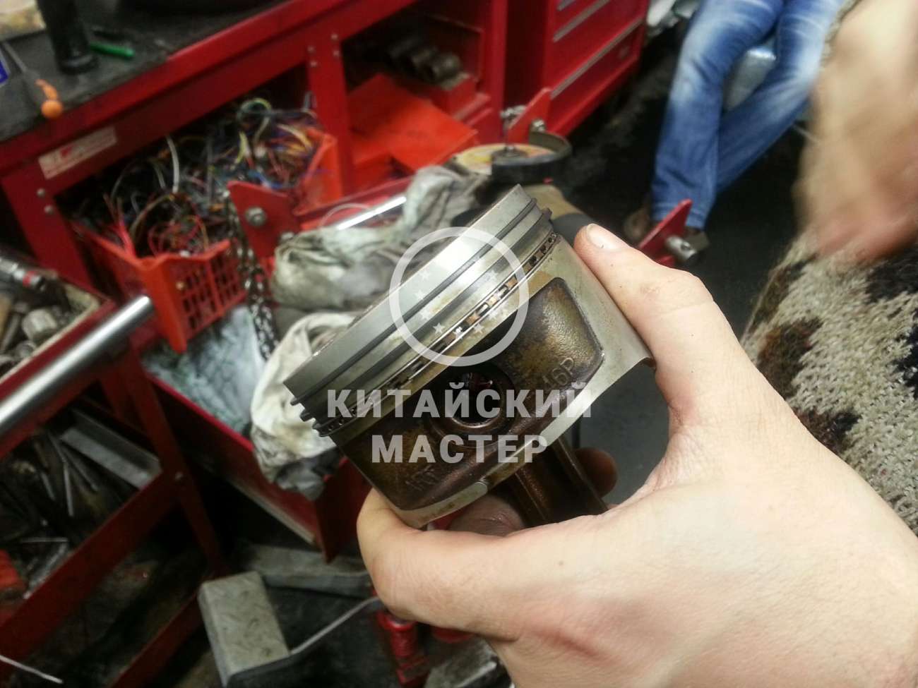 Замена поршневых колец двигателя на китайских автомобилях